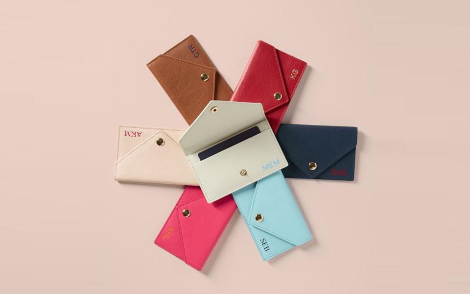 Mark & Graham Mini Snap Envelope Card Case