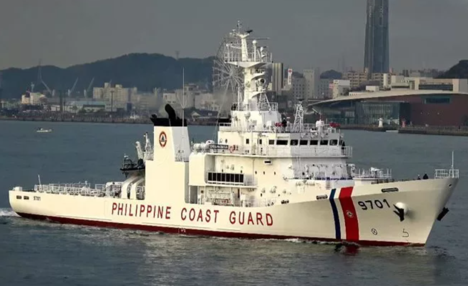 菲律賓海警船「特里薩．馬格巴努亞」號。   圖：翻攝自網易