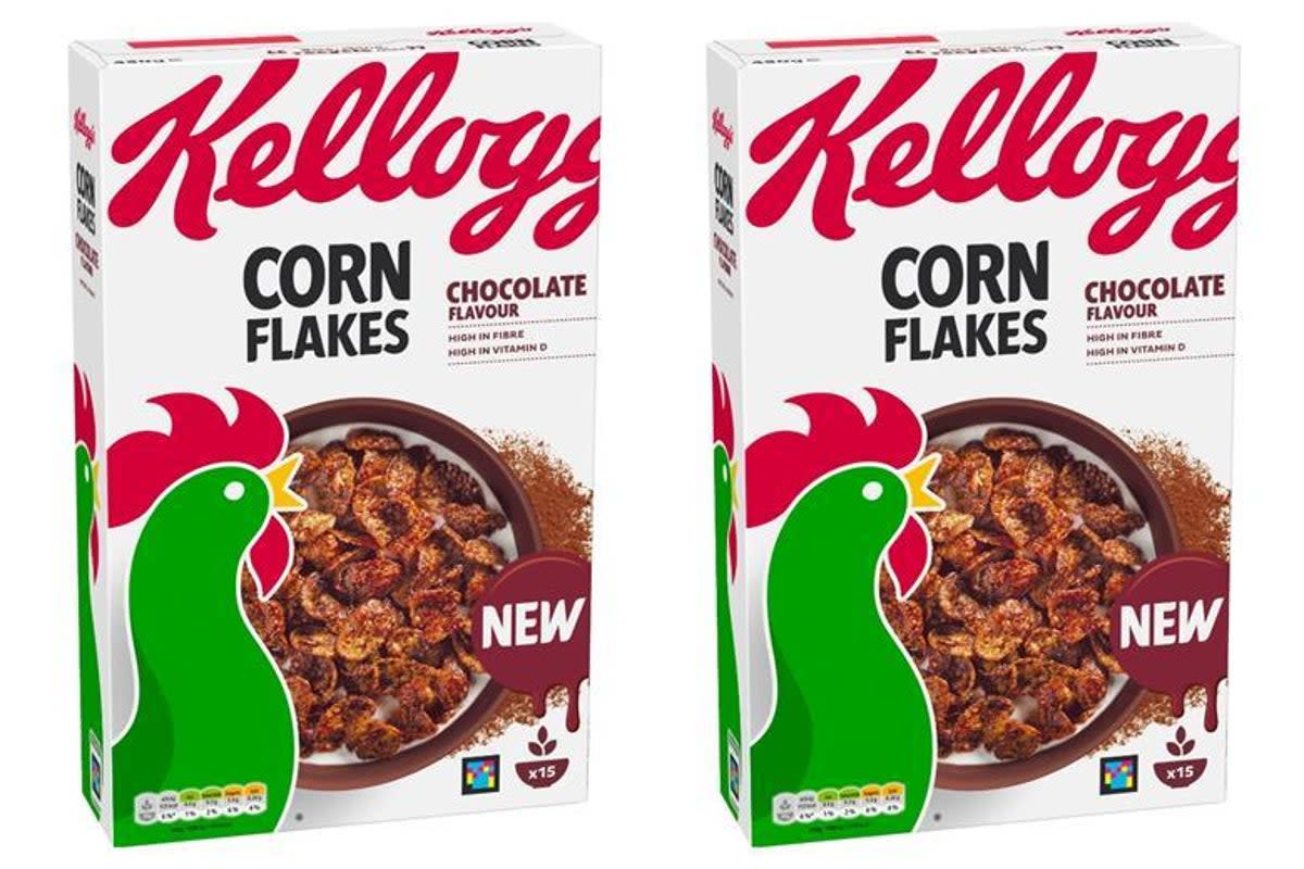   Kellogg's has recalled boxes of its chocolate flavour Corn Flakes  (  )