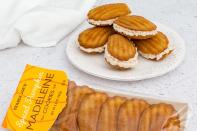 <p><strong>These soft cookies feature dried pumpkin flakes, cinnamon, ginger puree, and a slew of other seasonal spices for a cake-like treat. </strong>We love that they are baked in scalloped molds for a fancy shell shape. </p>