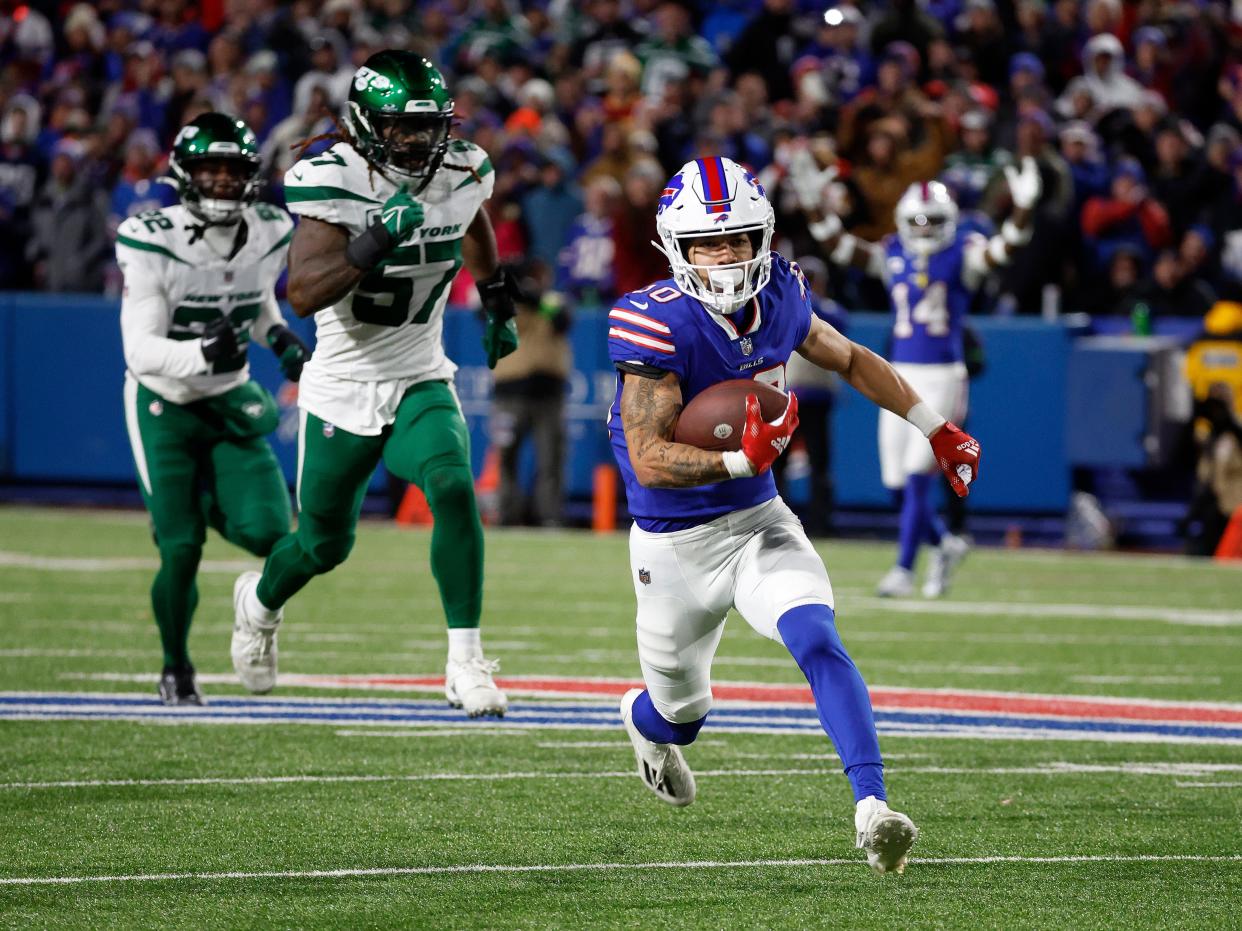 Khalil Shakir provided one of the highlight plays of the Bills' season with his 81-yard TD against the Jets.