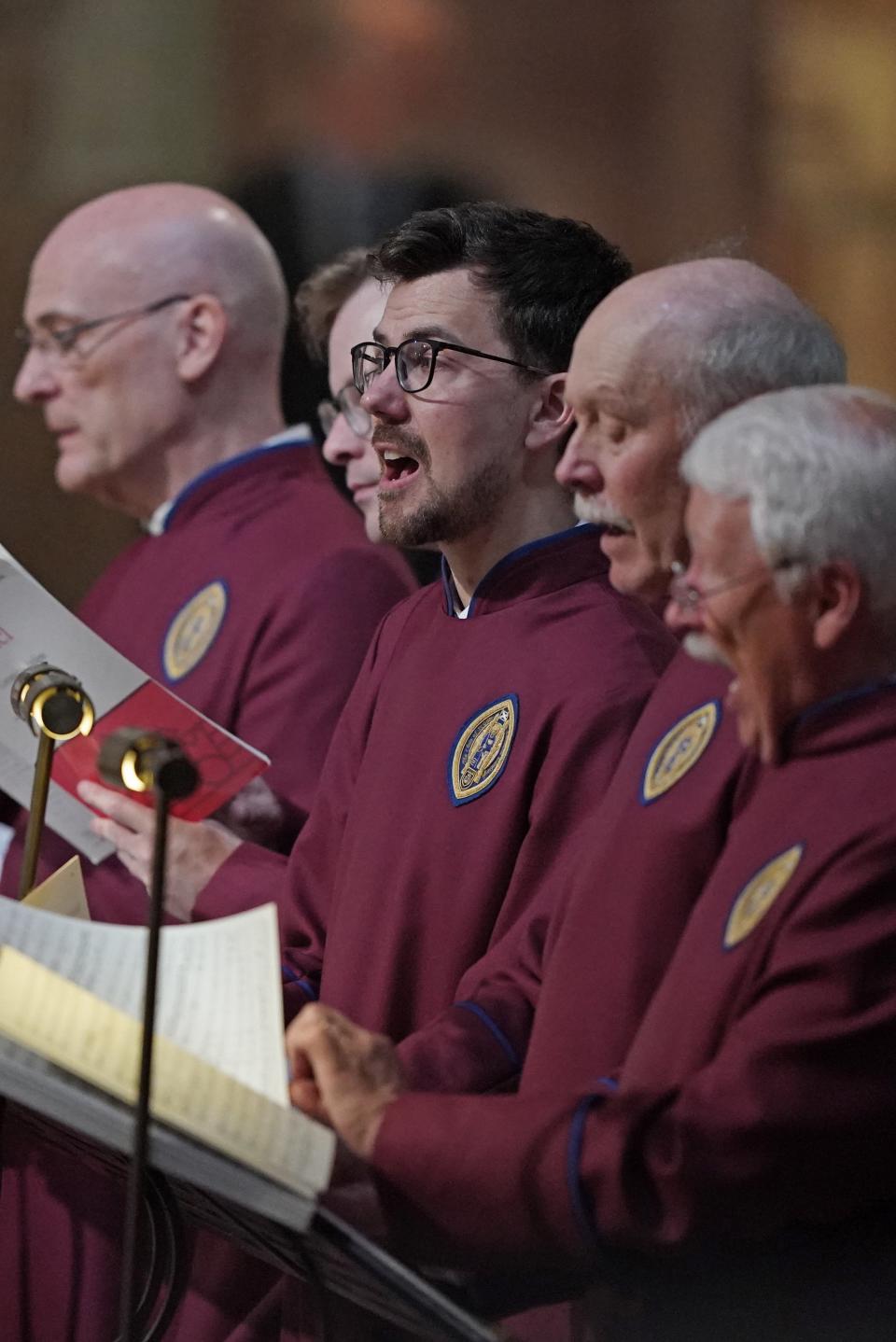 The choir sing during the National Service of Thanksgiving and Dedication (Getty Images)