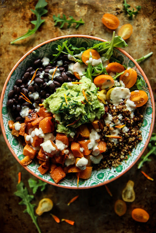 Cuban quinoa bowl