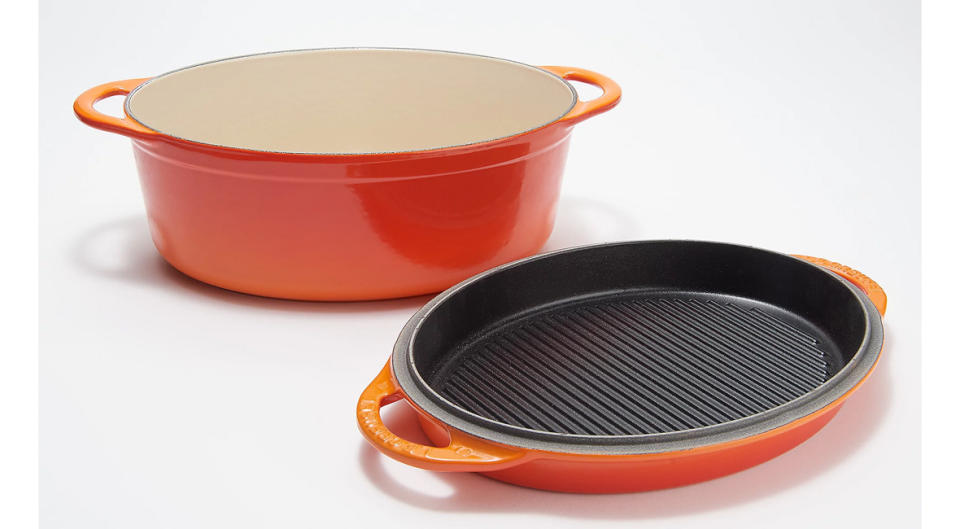 Le Creuset Oval Oven with Grill Pan Lid (Photo: Amazon)