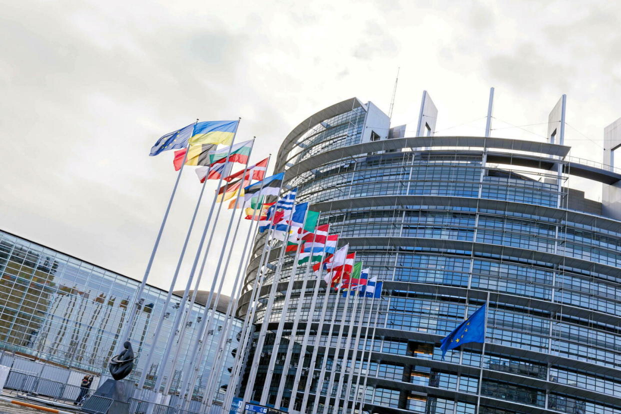 Le Parlement européen à Strasbourg (Bas-Rhin), le 12 février 2024.  - Credit: Philémon Henry/Sipa