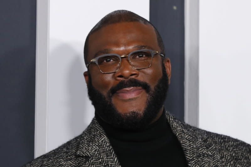 Tyler Perry arrives on the red carpet at the world premiere of Netflix's "Don't Look Up" in 2021 in New York City. File Photo by John Angelillo/UPI