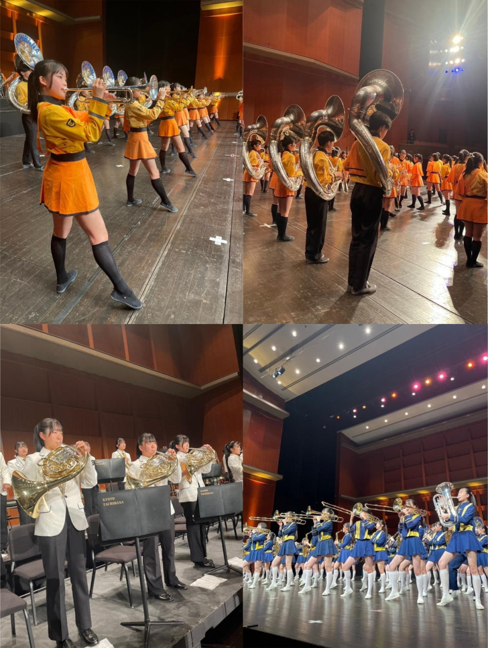 ▲日本京都橘高校吹奏樂部第60回記念定期演奏會。