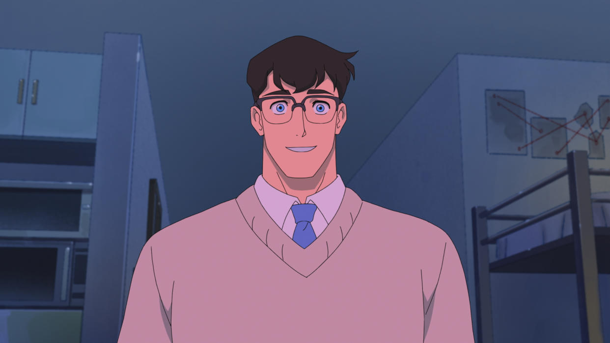 Clark Kent (Quaid) is just beginning his career as a journalist and a superhero in the new Adult Swim cartoon, My Adventures with Superman. (Photo: Courtesy Adult Swim)