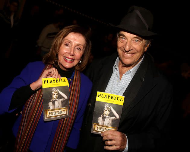 Nancy Pelosi and Paul Pelosi appeared at the hit Broadway play 