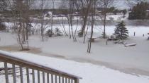 Deer Lake, N.L., holding off on evacuation order after water levels dip, but more ice is on the way