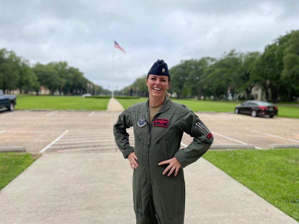 Lieutenant Colonel Vanessa C. Wilcox the first woman in the Air Force to lead a B-52 squadron and she's at Barksdale.