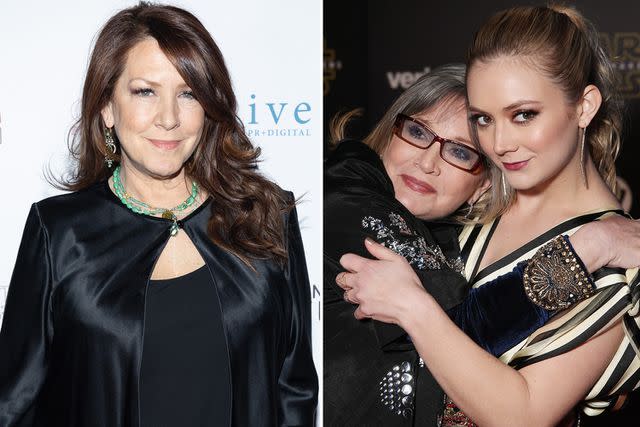 Steven Simione/Getty, Todd Williamson/Getty Joely Fisher; Carrie Fisher with Billie Lourd in 2015