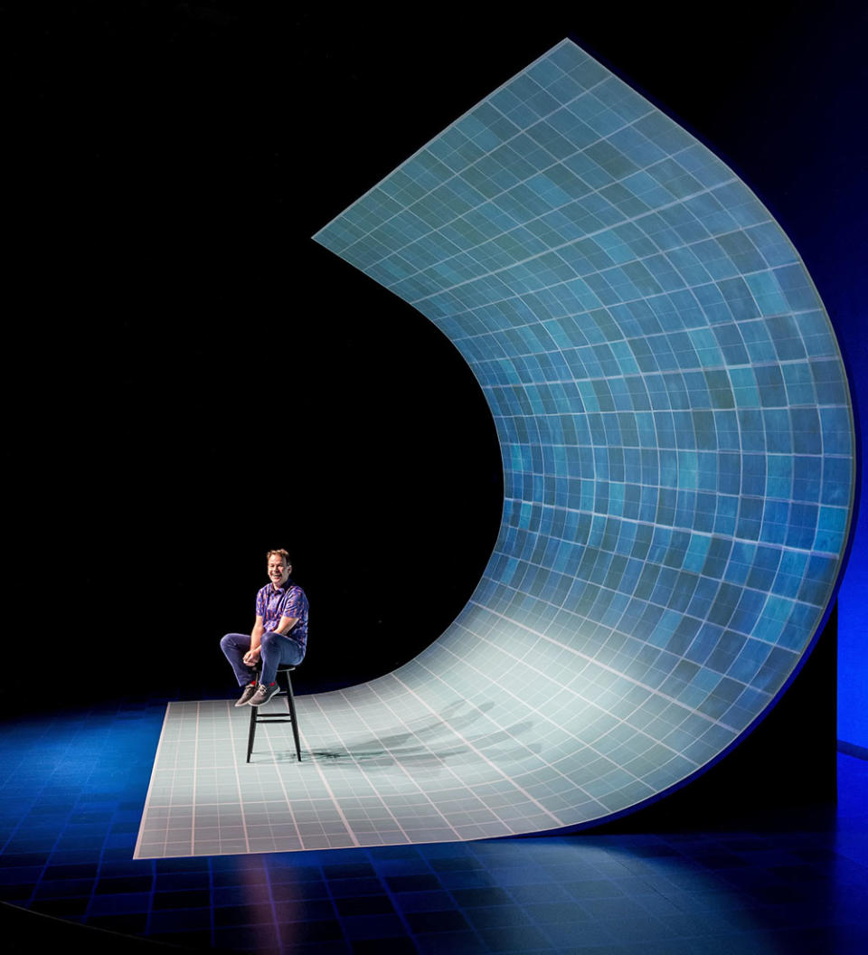 Mike Birbiglia in the world premiere of “Mike Birbiglia: The Old Man and the Pool” at Center Theatre Group / Mark Taper Forum July 27 through August 28, 2022.