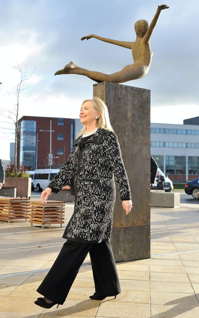 Hillary Clinton visit Ulster