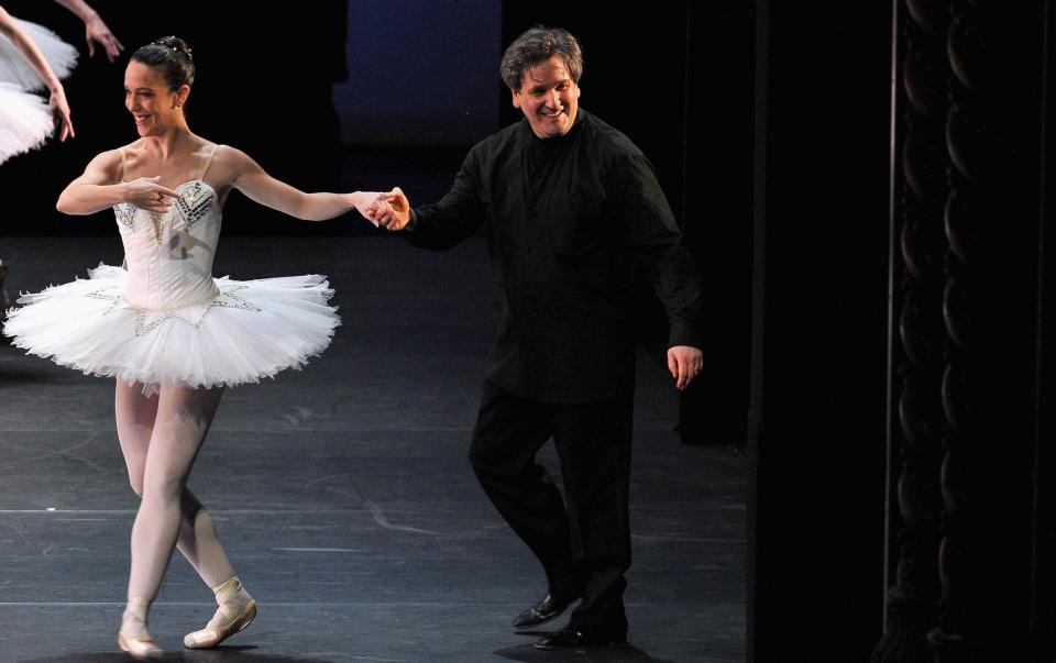 Conductor Antonio Pappano on stage during the Opening Ceremony of the 124th IOC Session at The Royal Opera House in 2012 - Pascal Le Segretain/Getty Images