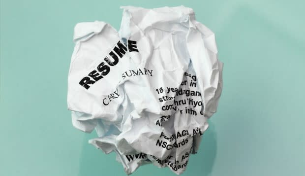 resume crumpled