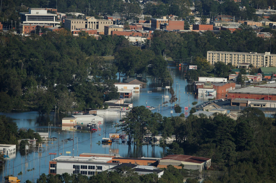 Hurricane Matthew batters the Southeast