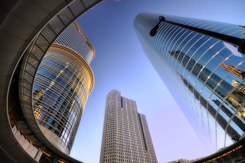 Skyscrapers in Houston - Credit: getty