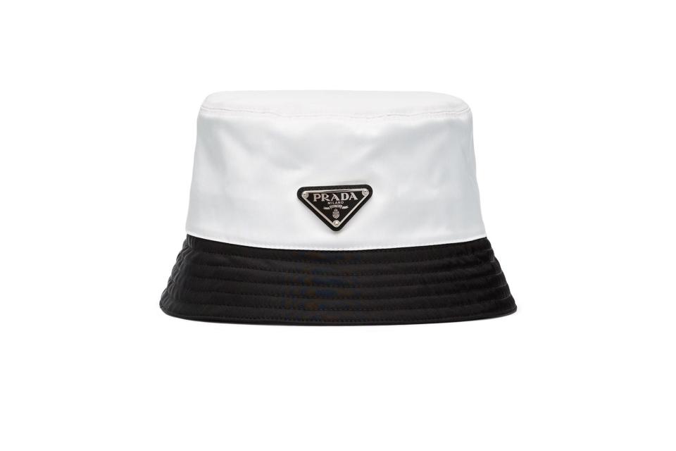 Prada two-tone bucket hat