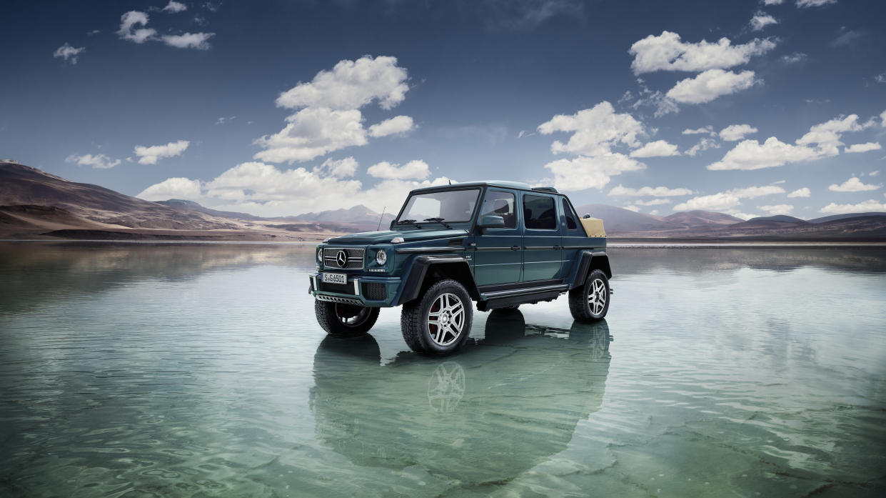 Mercedes-Maybach G 650 Landaulet ;*Kraftstoffverbrauch kombiniert: 17,0 l/100 km, CO2-Emissionen kombiniert: 397 g/kmMercedes-Maybach G 650 Landaulet; *Fuel consumption combined: 17.0 l/100 km, CO2 emissions combined: 397 g/km