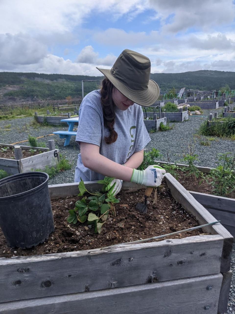 Leah Casey says she volunteers for CBS community garden committee and the Chamberlains Park board of directors. She says she has been volunteering for a couple of years. 