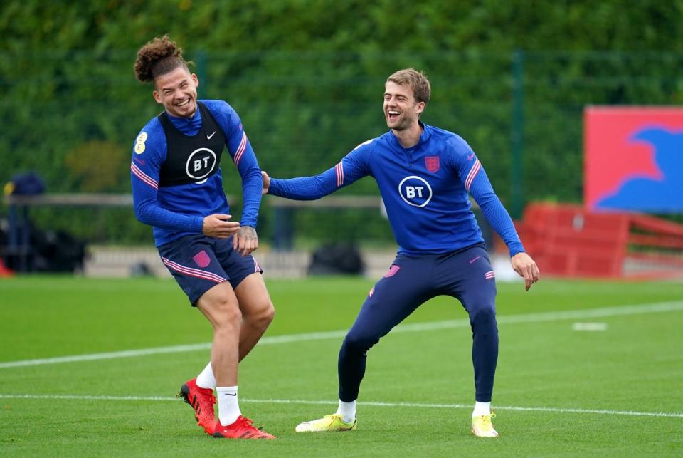 Kalvin Phillips (left) and Patrick Bamford were both in the England squad last September (Nick Potts/PA) (PA Archive)