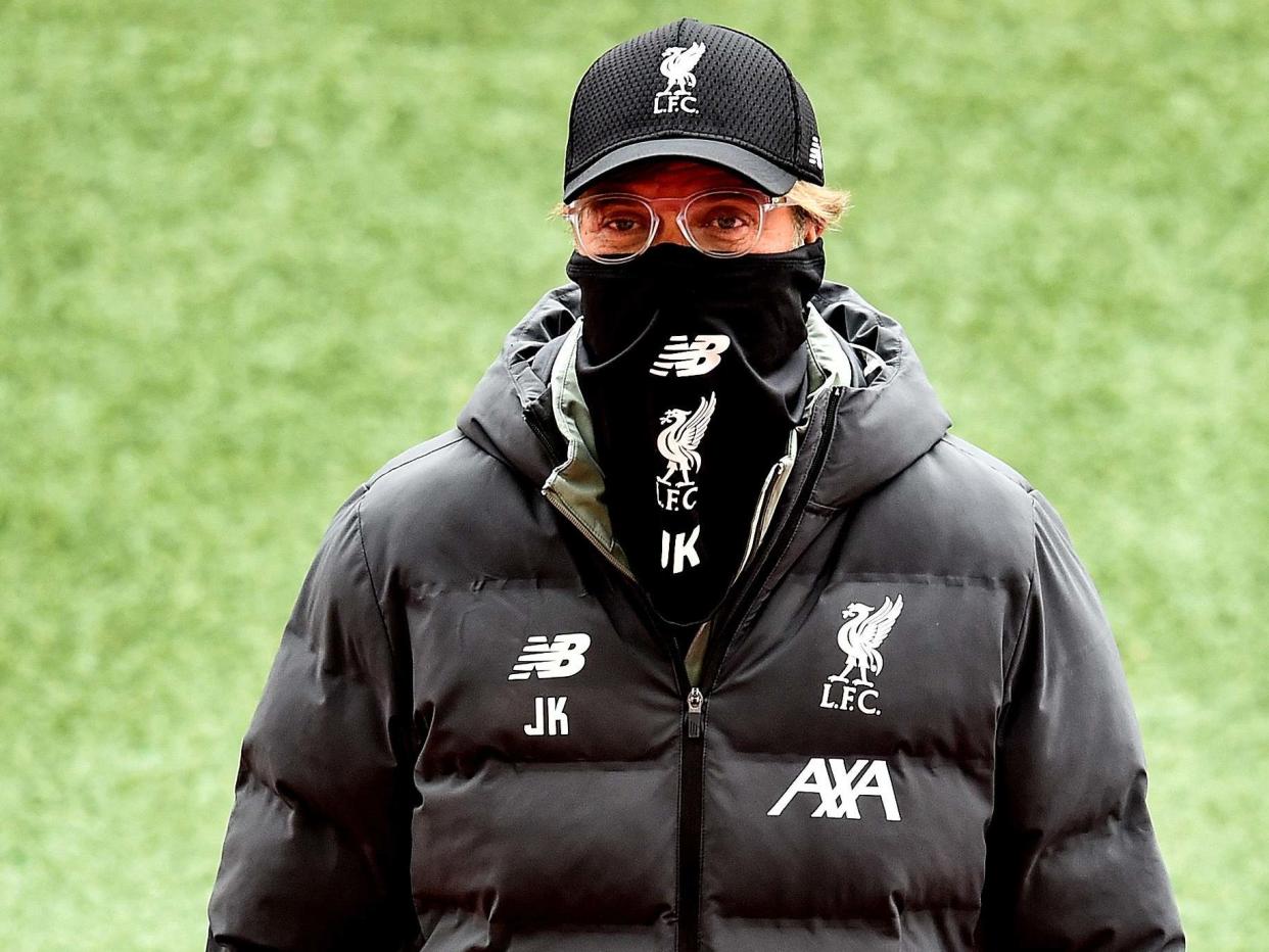 Jurgen Klopp has criticised the UK government's handling of the coronavirus: Getty