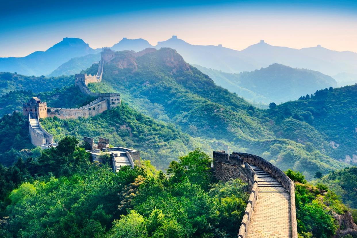 Epic walks include an ancient section of the Great Wall of China: Getty Images/iStockphoto