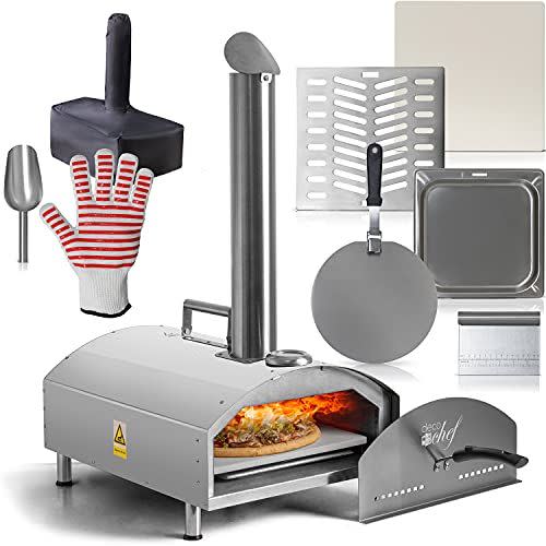 3) Deco Chef Stainless Steel Countertop Pizza Oven