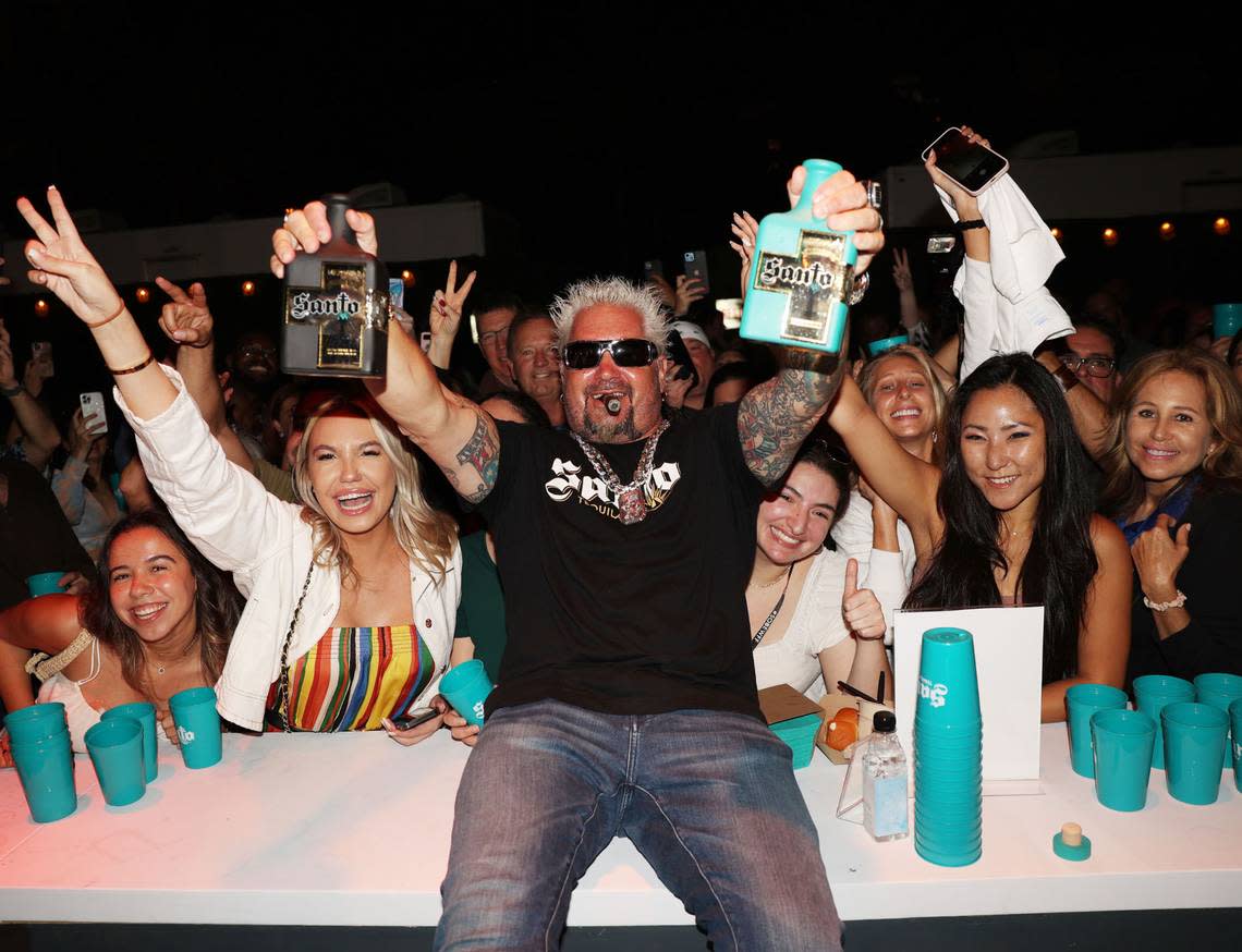 Celebrity chef Guy Fieri, a familiar face at the South Beach Wine & Food Festival, hosts “Diners, Drive-Ins and Dives Live” at this year’s festival.