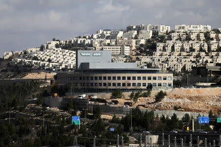 A Teva Pharmaceutical Industries building is seen in Jerusalem December 14, 2017. REUTERS/Ammar Awad