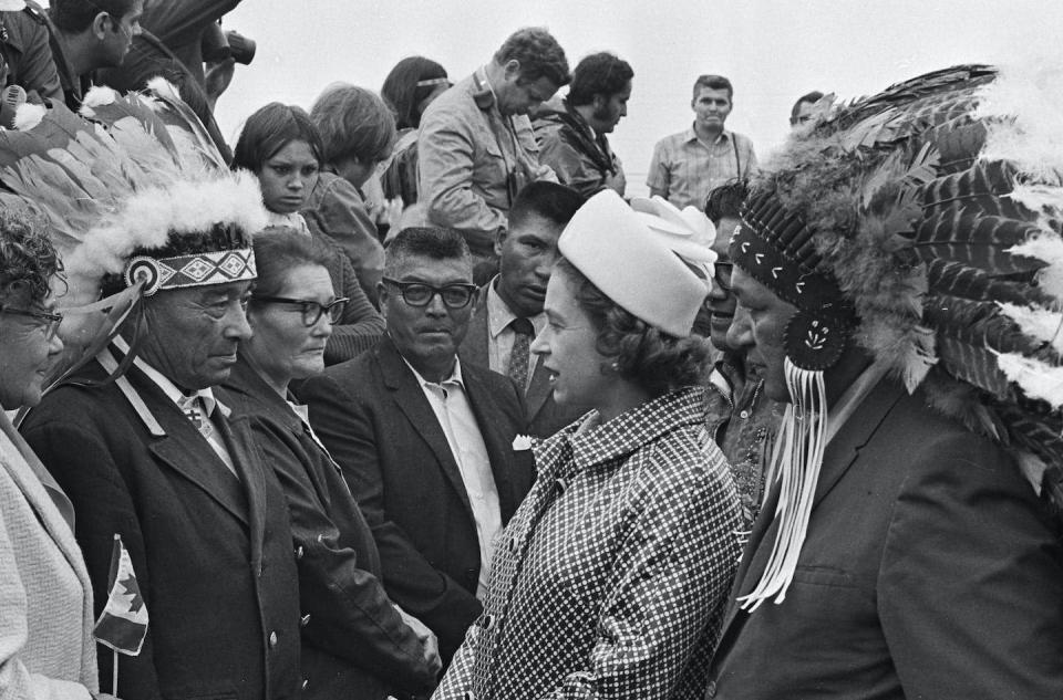 The Queen in Manitoba during a 1970 royal tour. THE CANADIAN PRESS/Peter Bregg