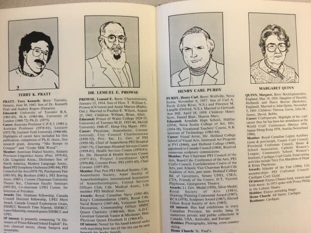 Who's Who on Prince Edward Island/Walt Wheeler Publications