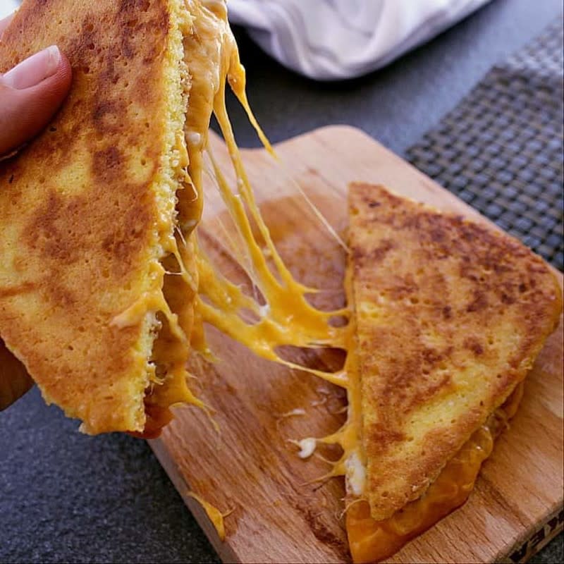 <p>Mama Bear's Cookbook</p><p>Cheesy toasty goodness!! When you need to satisfy that cheese craving fast!</p><p><strong>Get the recipe:</strong><a href="https://mamabearscookbook.com/10-minute-keto-grilled-cheese/" rel="nofollow noopener" target="_blank" data-ylk="slk:10-Minute Keto Grilled Cheese;elm:context_link;itc:0;sec:content-canvas" class="link "> <strong>10-Minute Keto Grilled Cheese</strong></a></p><p><strong>Related: 40 <a href="https://parade.com/1045307/kristamarshall/best-summer-sandwiches/" rel="nofollow noopener" target="_blank" data-ylk="slk:Best Sandwiches For Summer Suppers;elm:context_link;itc:0;sec:content-canvas" class="link ">Best Sandwiches For Summer Suppers</a></strong></p>