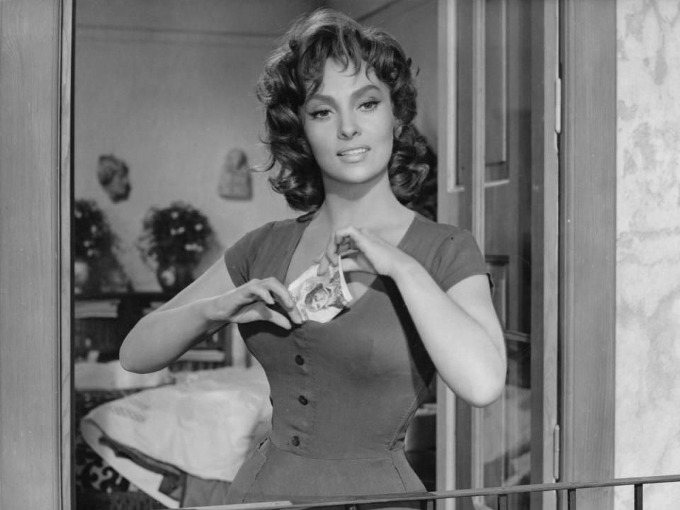Lollobrigida in the 1959 film ‘La Legge’ (Getty Images)