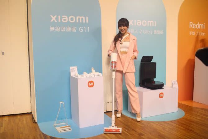 Xiaomi 無線吸塵器 G11。（圖：柯宗鑫攝）