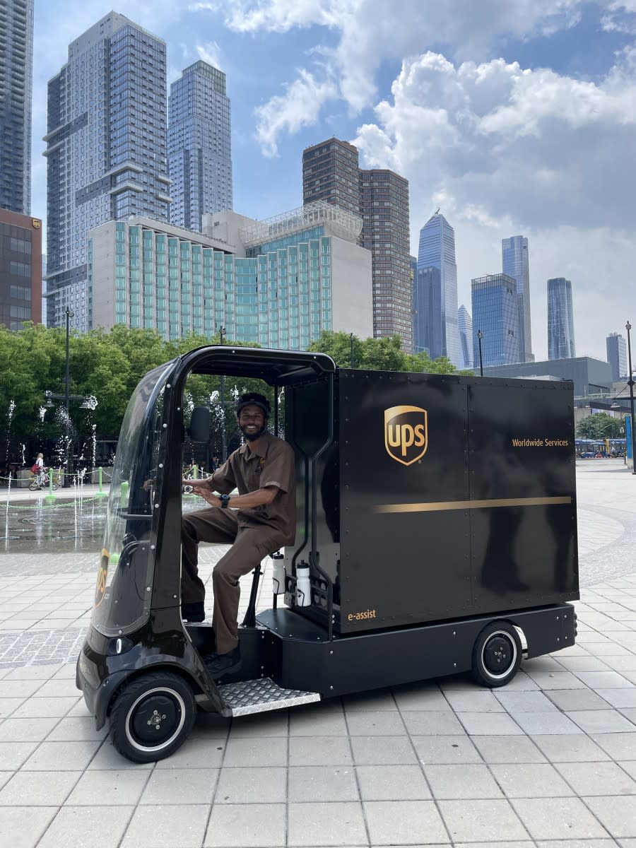 ups electric cargo bike 圖/UPS Public Affair