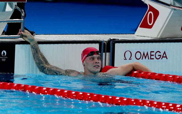 Matt Richards after his Olympic race