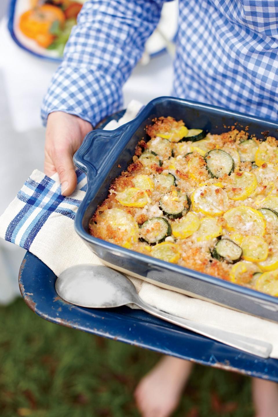 Zucchini, Squash, and Corn Casserole