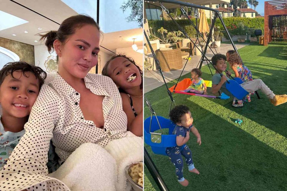 <p>Chrissy Teigen/Instagram</p> Chrissy Teigen and her kids