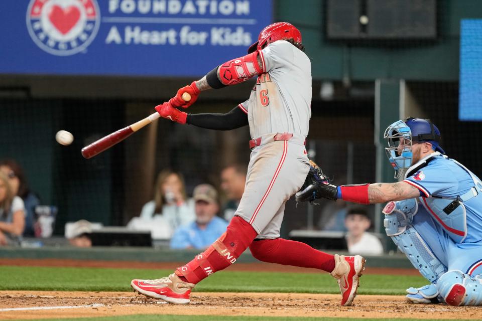 Jonathan India missed four games with illness in the past week but after recovering delivered three multi-hit games over the weekend in Texas.