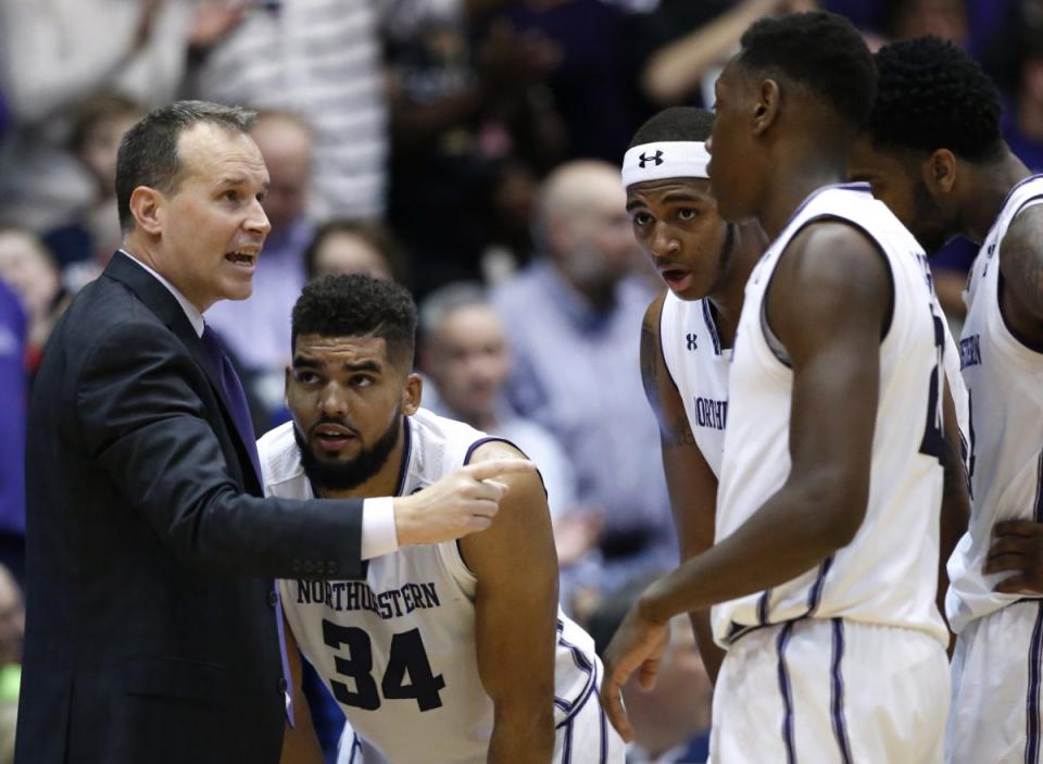 Chris Collins has Northwestern fighting for its first-ever NCAA bid. (AP)