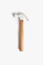 <p>With a forged carbon steel head, cream finish and beech wood handle, the carpenter's hammer is perfect for jobs around the house. It has a smooth face and two claws for removing nails.</p>