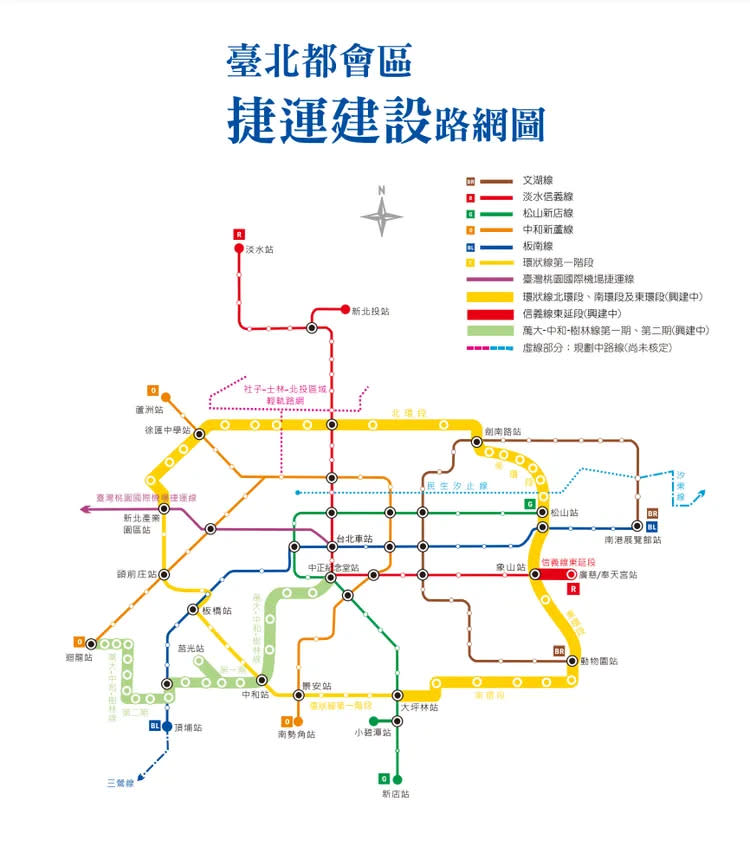 捷運環狀線將串連內科至信義區等地。北市捷運工程局