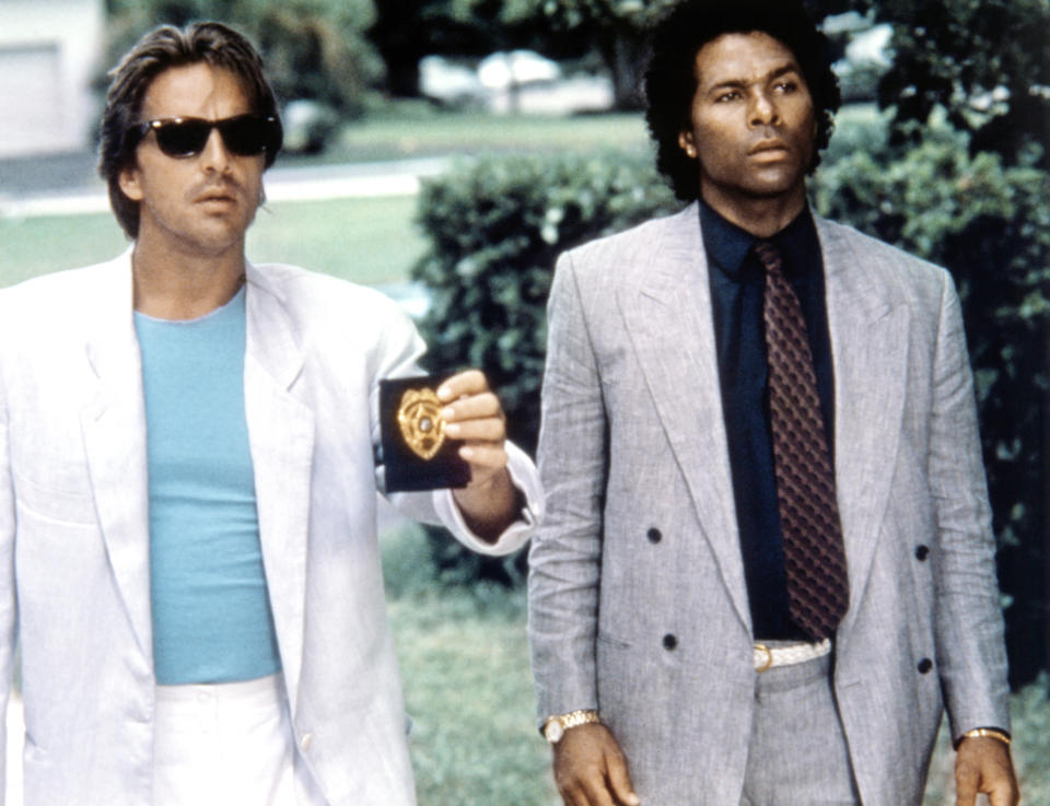 Don Johnson and Philip Michael Thomas as the original Crockett and Tubbs in the NBC version of Miami Vice (Photo: Universal Television / Courtesy: Everett Collection)