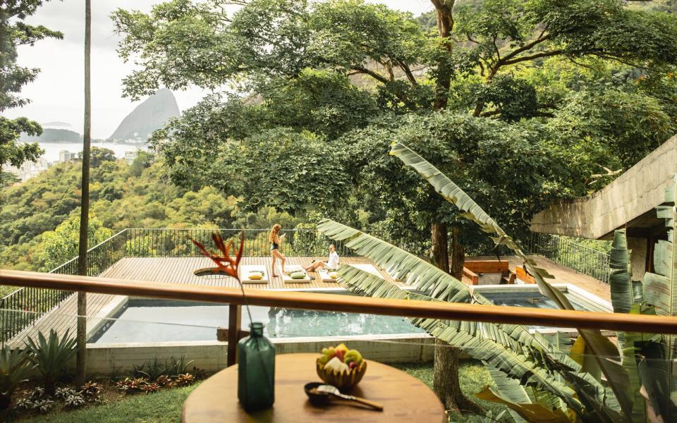 Pool at Chez Georges, Rio de Janeiro