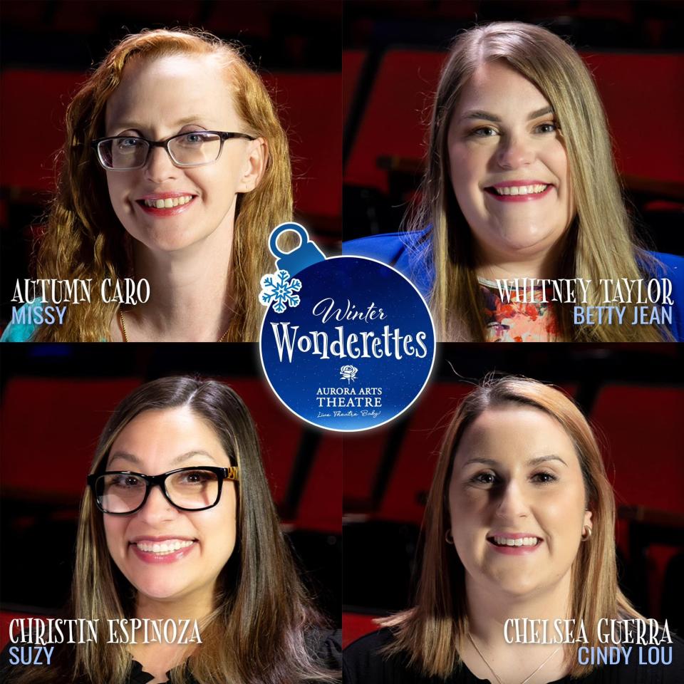 The cast of Aurora Arts Theatre's "Winter Wonderettes." Showings start Friday, Nov. 17, 2023.