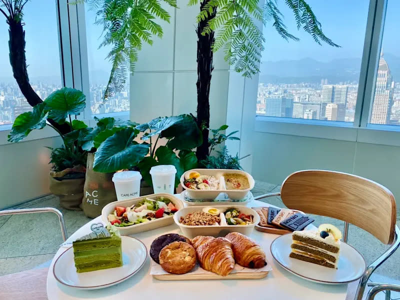 ▲超Chill高空咖啡廳「CAFE ACME mini | Taipei 101」，預料又將掀起朝聖打卡熱潮。（圖／記者蕭涵云攝）