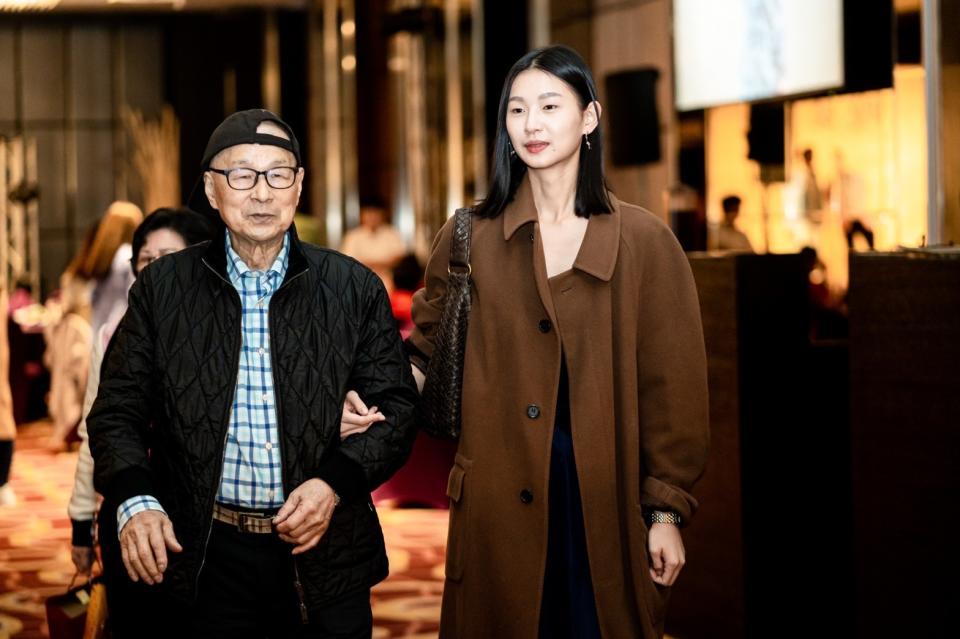 模特兒湘Hsiang與爺爺感情相當好（圖／取材自臉書）