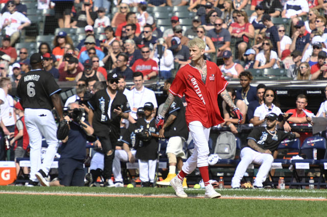 The Miz plays in the MLB Celebrity Softball Game 2019: photos